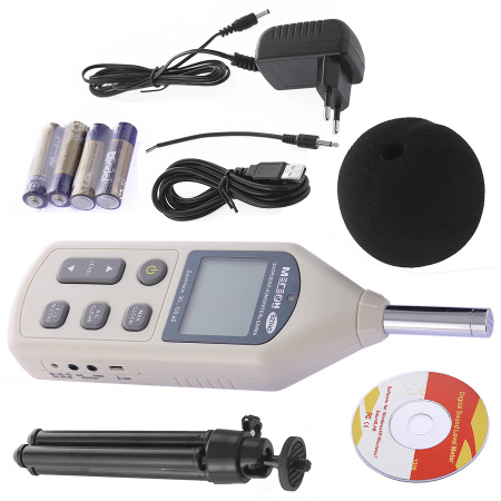 Цифровой шумомер с функцией регистратора МЕГЕОН 92140 купить по низкой цене | МАКСПРОФИТ