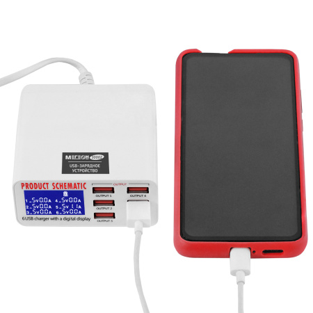 USB- зарядное устройство МЕГЕОН 30002 купить по низкой цене | МАКСПРОФИТ