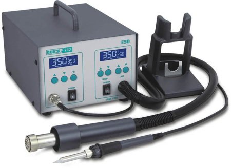 Паяльный комплекс Quick 712 ESD Lead Free 2 в 1 купить по низкой цене | МАКСПРОФИТ