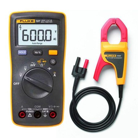 Fluke I400E ERTA комплект Fluke 107 с токовыми клещами купить по низкой цене | МАКСПРОФИТ