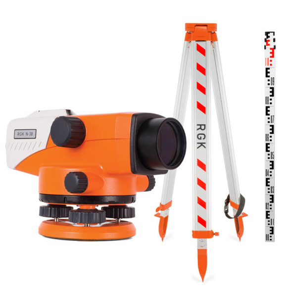 Комплект оптический нивелир RGK N-32 + штатив S6-N + рейка RGK TS-7 купить по низкой цене | МАКСПРОФИТ