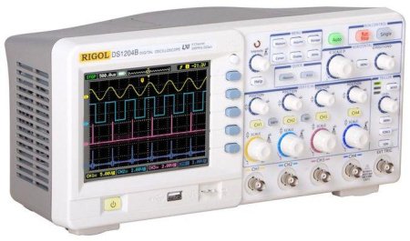 Осциллограф цифровой четырехканальный RIGOL DS1204B купить по низкой цене | МАКСПРОФИТ