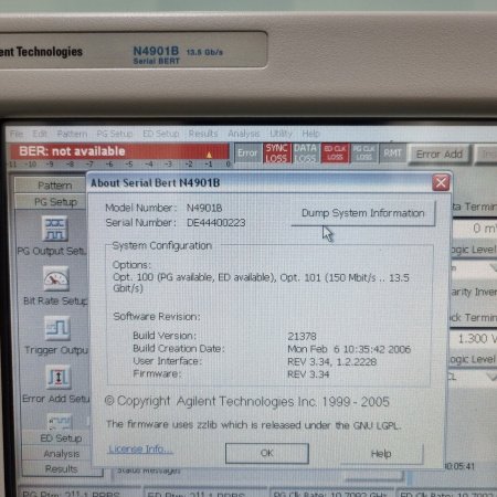 Тестер коэффициента битовых ошибок Agilent N4901B (демонстрационный) купить по низкой цене | МАКСПРОФИТ
