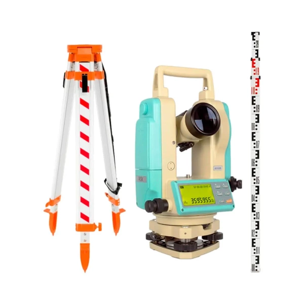 Комплект теодолит RGK T-05 (лазерный отвес) штатив рейка - 3 в 1 купить по низкой цене | МАКСПРОФИТ