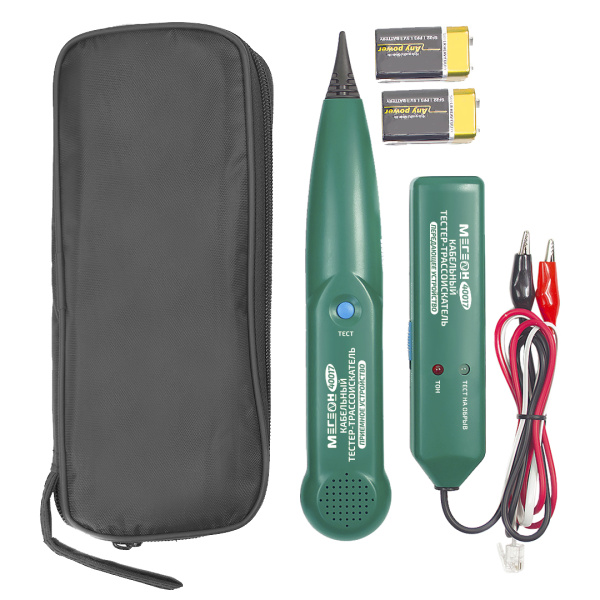 Кабельный тестер-трассоискатель МЕГЕОН 40017 купить по низкой цене | МАКСПРОФИТ